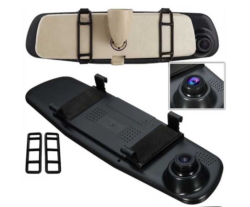 Огледало за обратно виждане с DVR видео камера, Full HD-4.3 inch.