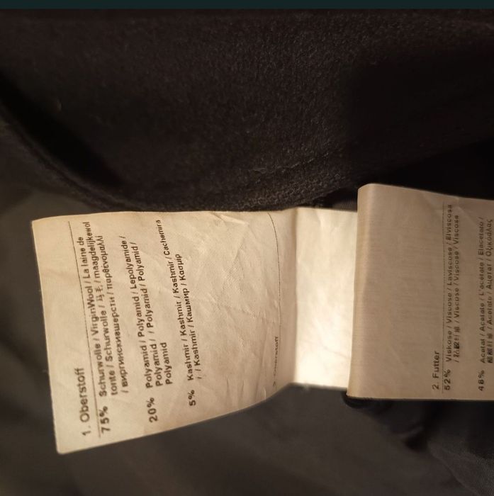 Palton bărbați Strellson lână și cașmir Xl