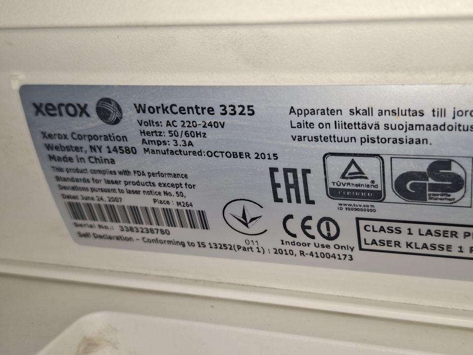 Xerox3325 мфу бренд