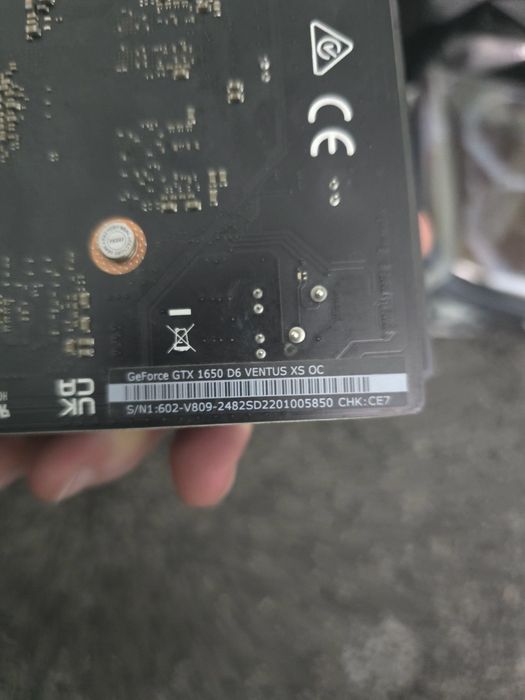 Видеокарты MSI GeForce GTX 1650 D6 VENTUS XS OC 4GB