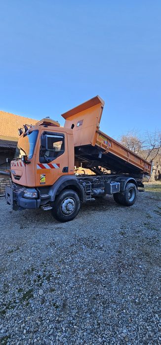 Renault Midlum 4x4 – basculabil 2 părți – reductor + blocante