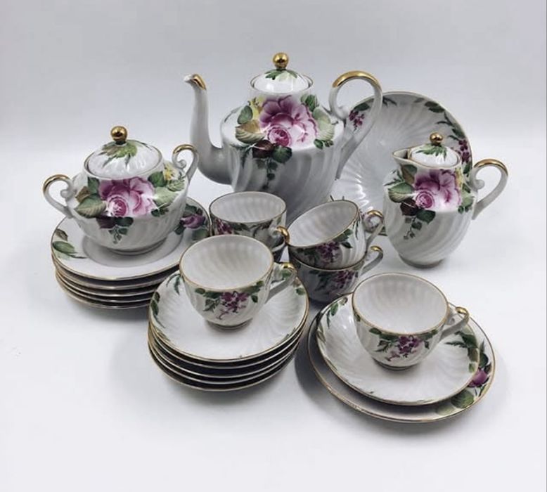 Сервиз ЛФЗ , кофейный,  в отличном состоянии