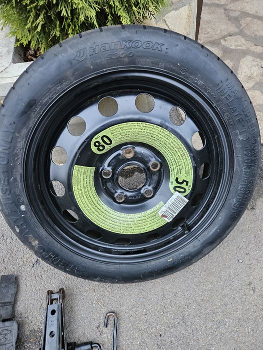 Резервна гума патерица за Vw Golf 6 125/70/16