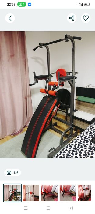 Aparat tracțiuni și bancă abdomene