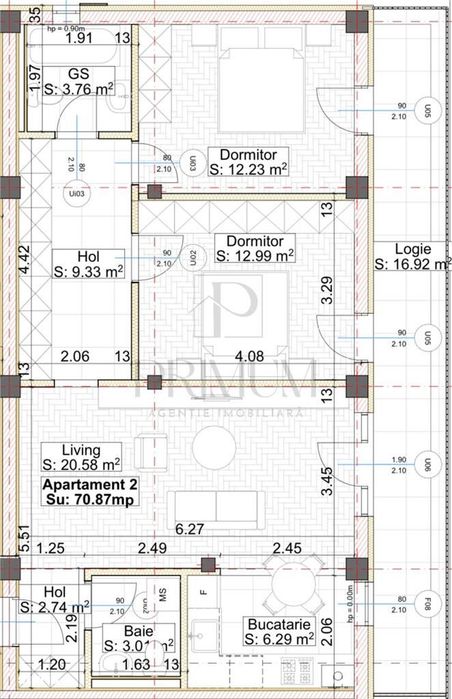 GIROC ESO - 3 Camere - 2 Bai - LIFT - Etaj intermediar - Parcare inclu