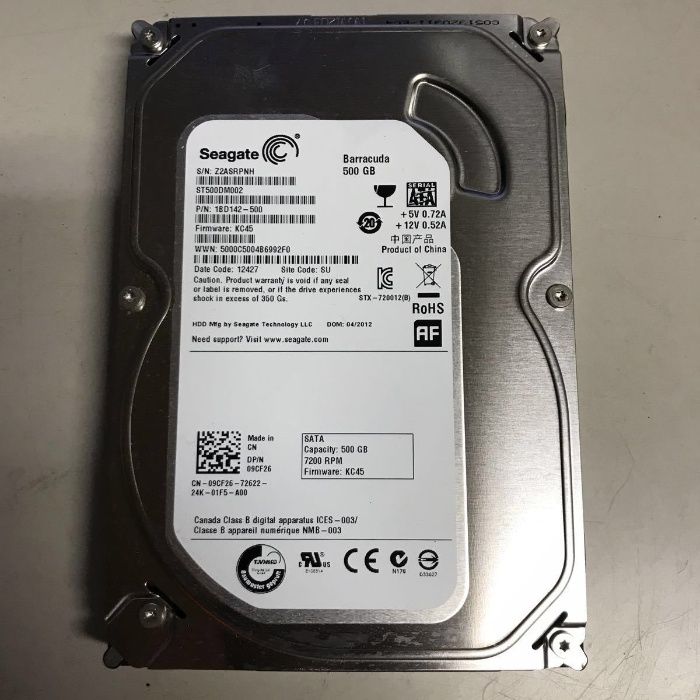 Хард Диск за настолен компютър 3.5" SATA 250/500/750GB