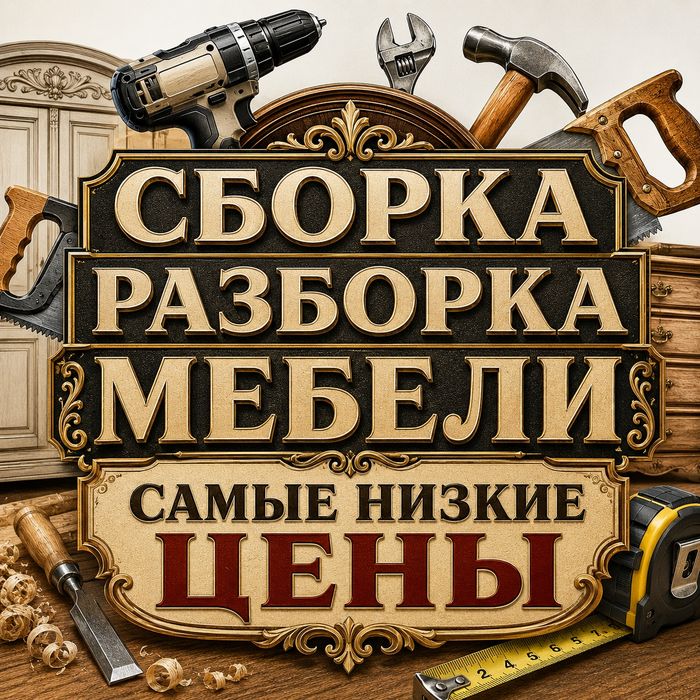 Сборка разборка мебели мебельщик