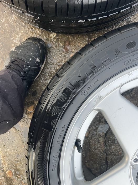 Джанти  AZEV 16цола/4х114.3/ет40/7.5инча/67мм С гуми 205/50/16 KUMHO