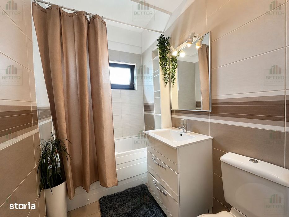 Apartament 2 camere -mobiat-utilat -loc de parcare, Popesti-Leordeni
