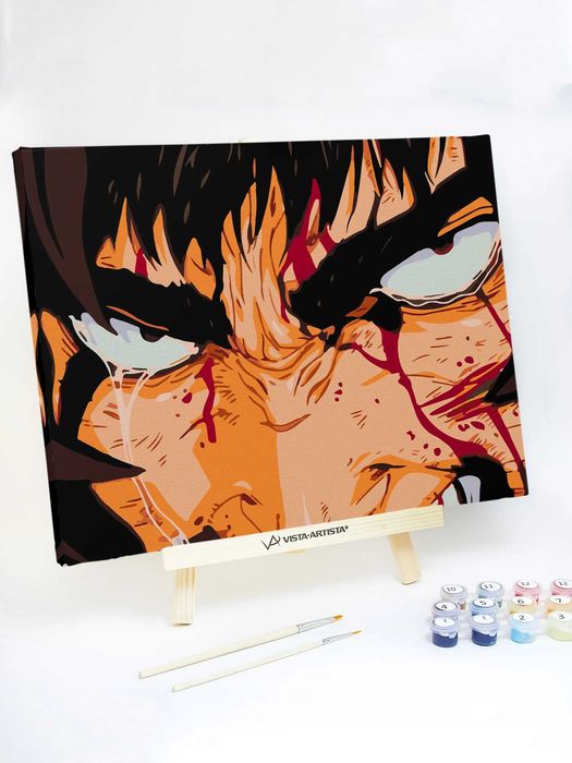 Картина по номерам Аниме Берсерк (Гатс) / Berserk 30x40