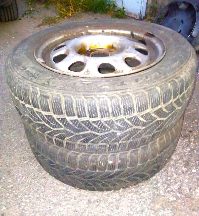 зимни гуми употребявани 14 цола с джанти за Опел АСТРА