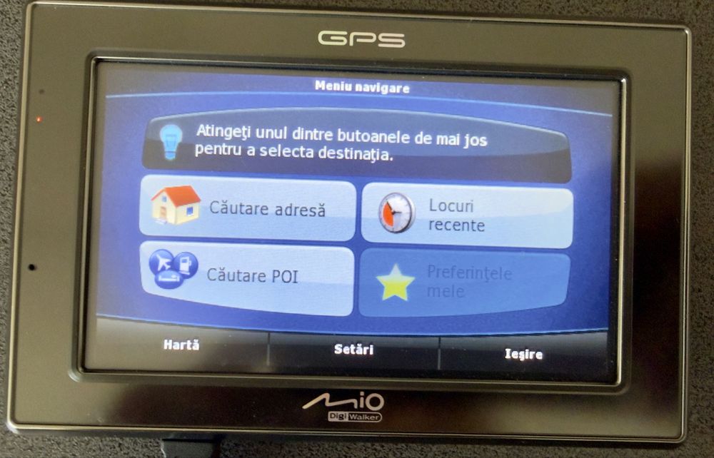 Sistem de navigatie GPS MIO DIGI WALKER C720