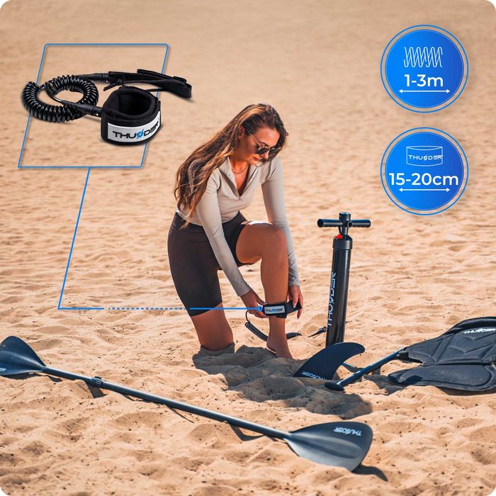 Placa Stand Up Paddle EARTH 365cm + Scaun Caiac (Noua, Sigilata)