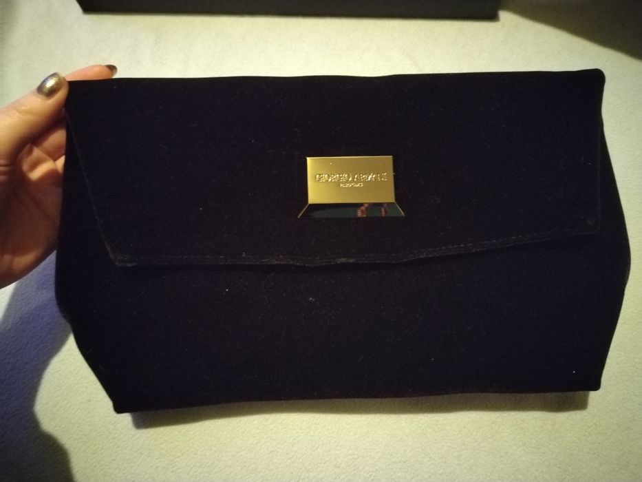 Plic damă Armani din catifea