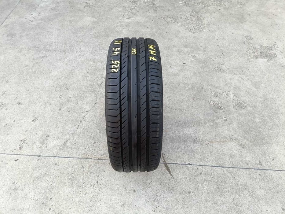 O anvelopa vara 225 45 19 continental sportcontact 5 profil de 7 mm