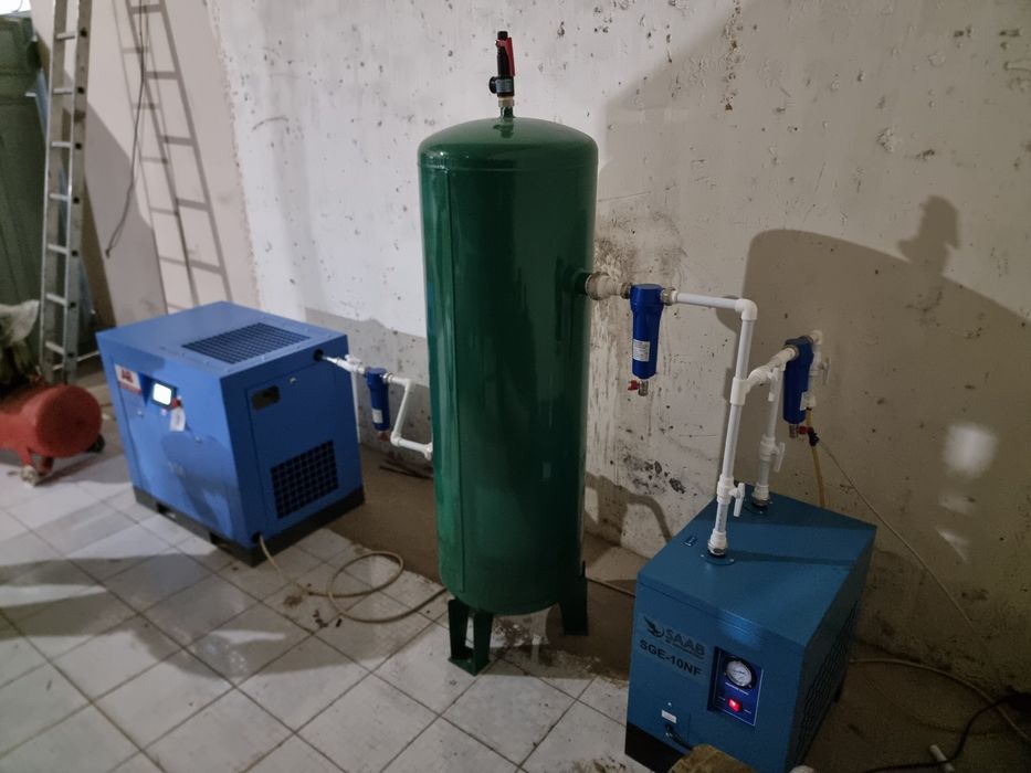 Винтовой воздушный компрессор Saab air kompressor 10bar 7.5kw DFBE10A