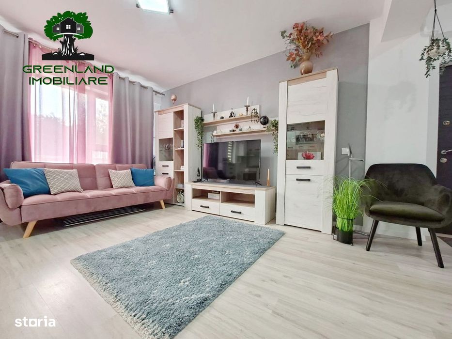 Apartament cu 2 camere, ETAJ 1, mobilat, BLOC NOU, Bucium