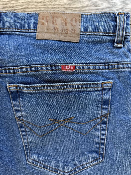 Blugi WRANGLER Hero Albastru Barbati | Marime 36 x 34 (Talie 92 cm)