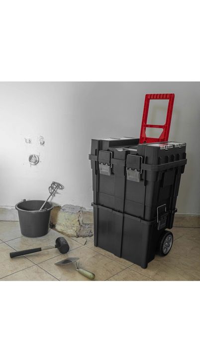 Cutie de unelte, plastic, 64x44x35cm, design modular, mobilitate usoar