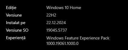 pc gaming aproape nou
Intel(R) Core(TM) i5-10400F, 32GB ram