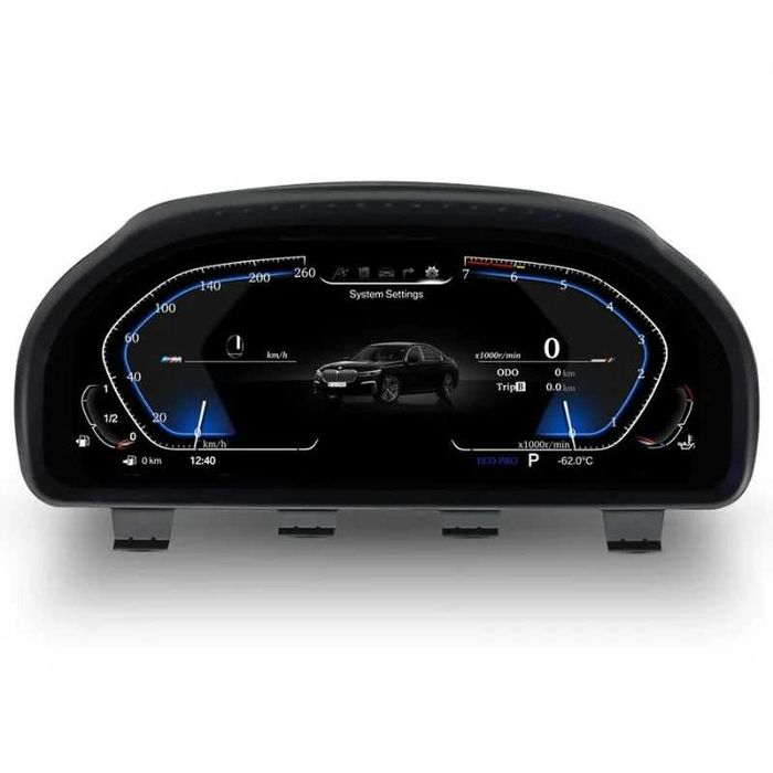 Ceas electronic digital FULL HD compatibil cu BMW Seria 5 F20,F22,F39,F45,F48,F49.F50, 12,5 INCH, Rezolutie 1920*1080, Sistem de operare LINUX