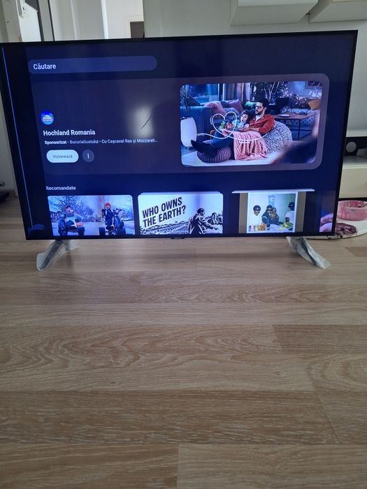 Televizor LED Smart Samsung 43 inch (UE43TU7072) - Display fisurat