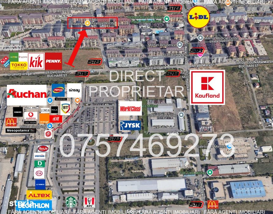 Apartament 1 camera , 30 mp, etaj 1 complet mobilata la — fotografia 1