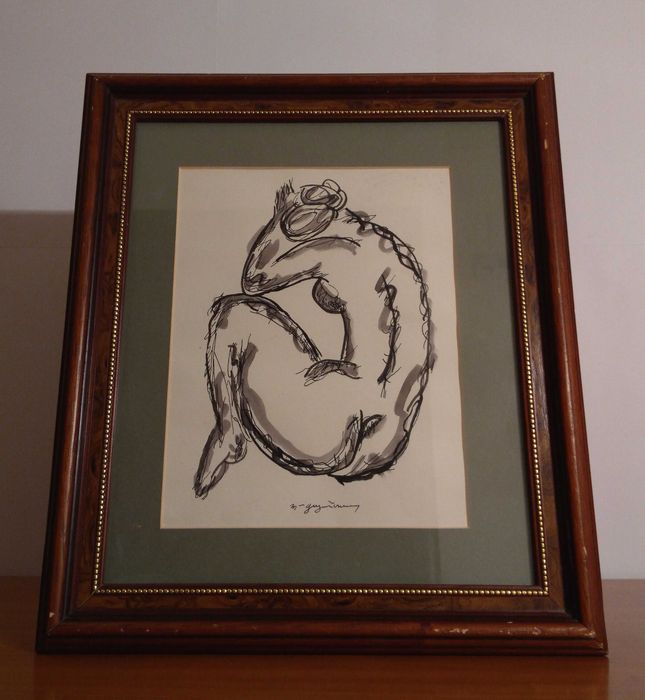 Tablou, Marcel Guguianu - Nud