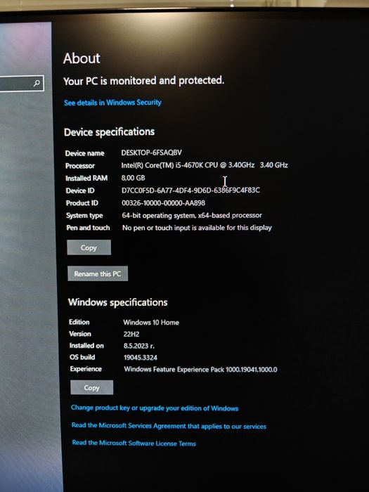intel i5 4670K РС с AMD Radeon  HD 6800 1gb видео