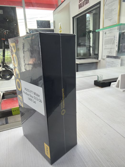 POCO F7 White – 512 GB – NOU, sigilat – Preț excelent!