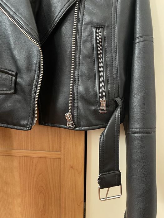 Кожено яке pull&bear S