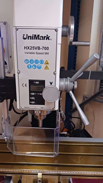 Фреза WMD25VB с 3-осов LCD дисплей и самоход. ER32!