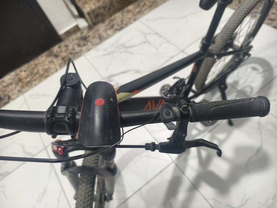 Велосипед, черно оранжевый