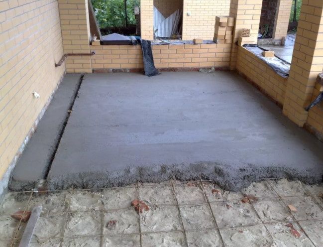 Стяжка налевной пол