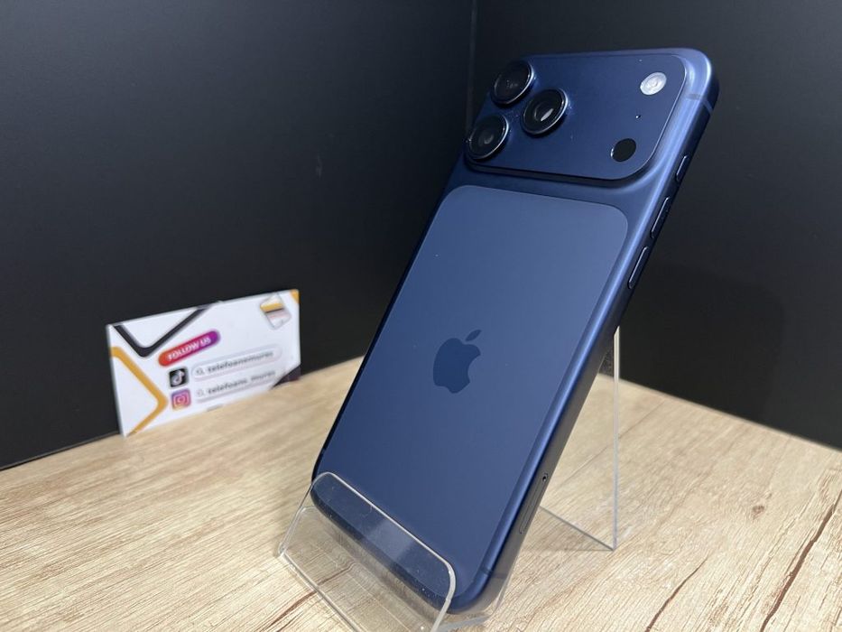 Iphone 17 Pro Max 256Gb Deep Blue Second-Hand 3 ani garanție, Telefoan