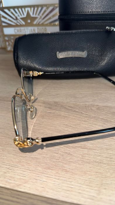 Chrome Hearts слънчеви очила в синьо