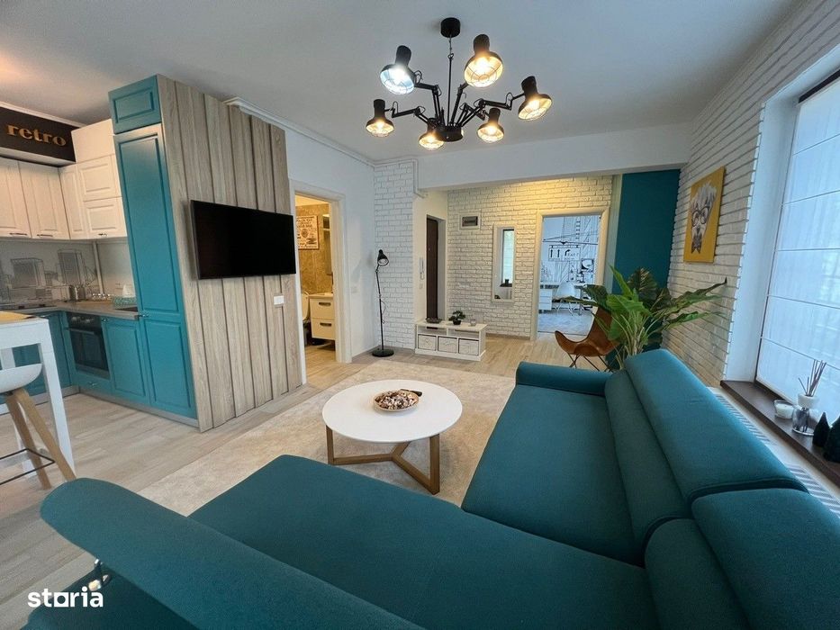 Bazilescu, apartament 2 camere, design arhitect, 2 minute de metrou.