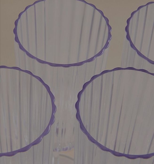 Два къмпинг/кемпер сета чаши - за маргарита и за шампанско, пластмасов