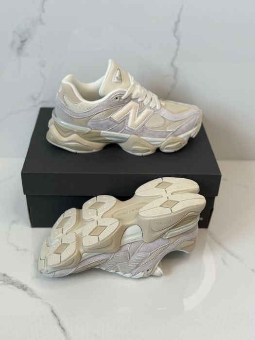 New Balance 9060 Sea Salt Linea Grey Full Box