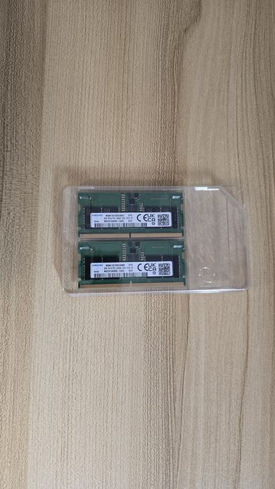 2x8gb 16gb RAM ddr5  laptop 4800mhz samsung nou