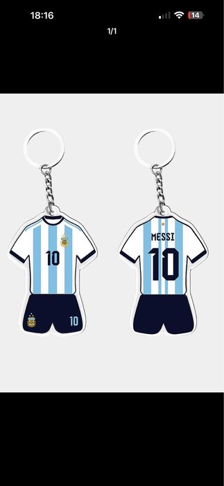 Брелки с футболистами