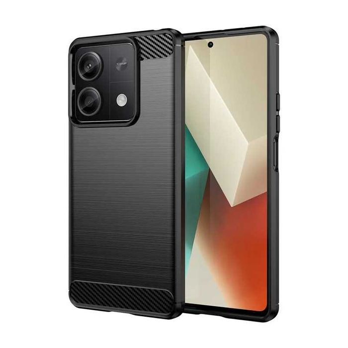 Xiaomi Redmi Note 13 / Note 13 Pro - Удароустойчив Кейс Гръб CARBON