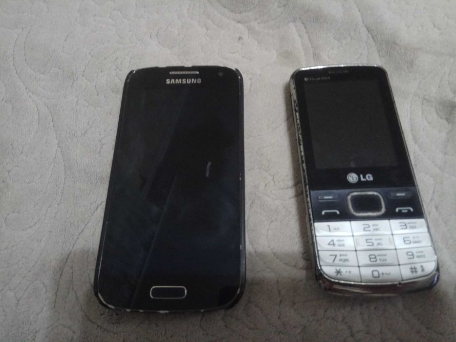 продам 2 сотовых телефона LG и Samsung