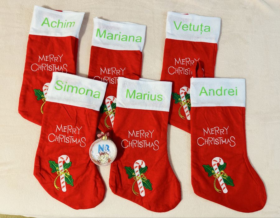 Globulete craciun ciorapei