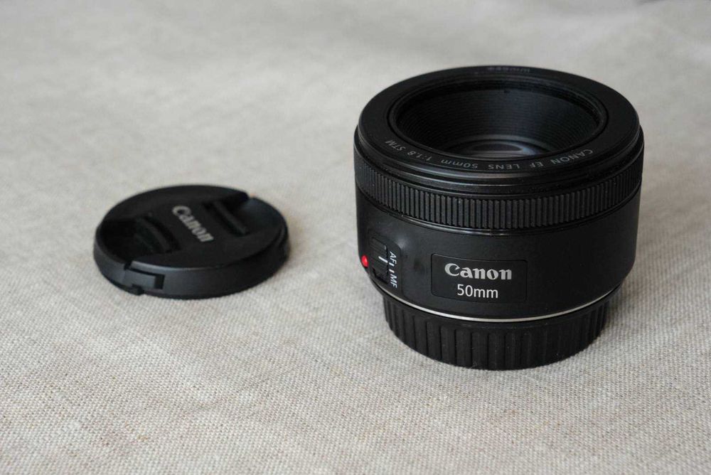 Obiectiv foto Canon EF 50mm F/1.8 STM, autofocus