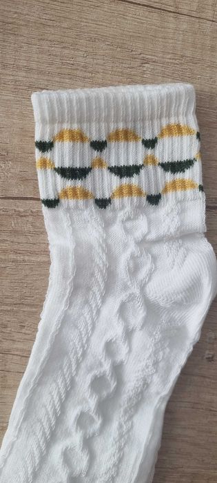 5 бр. красиви дамски цветни чорапки, one size