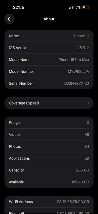 Iphone 16Pro Max 256G Desert