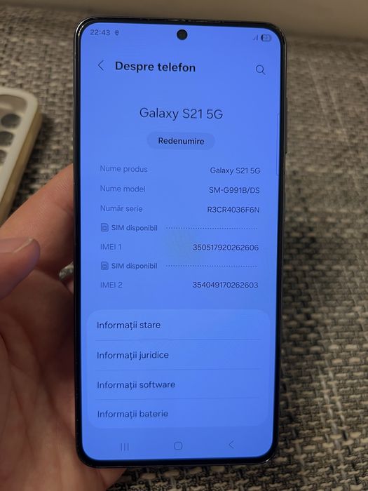 Samsung Galaxy S21 5G Dual SIM – 128 GB