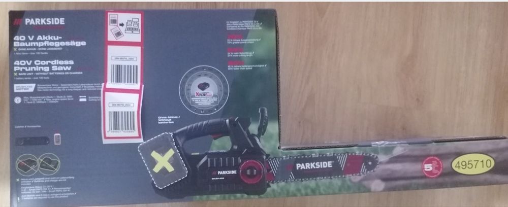 Drujba fierastrau cu lant Parkside Performance 40V