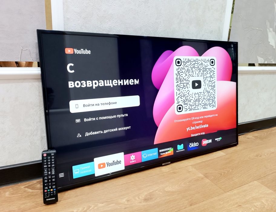 ТЕЛЕВИЗОР Samsung 109, Smart 4k Tizen.